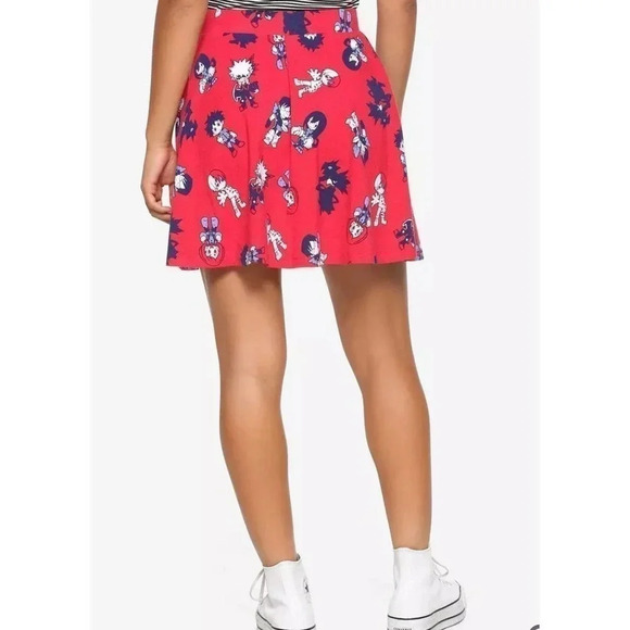 Hot Topic My Hero Academia Chibi Characters skater skirt XL. - Picture 2 of 7
